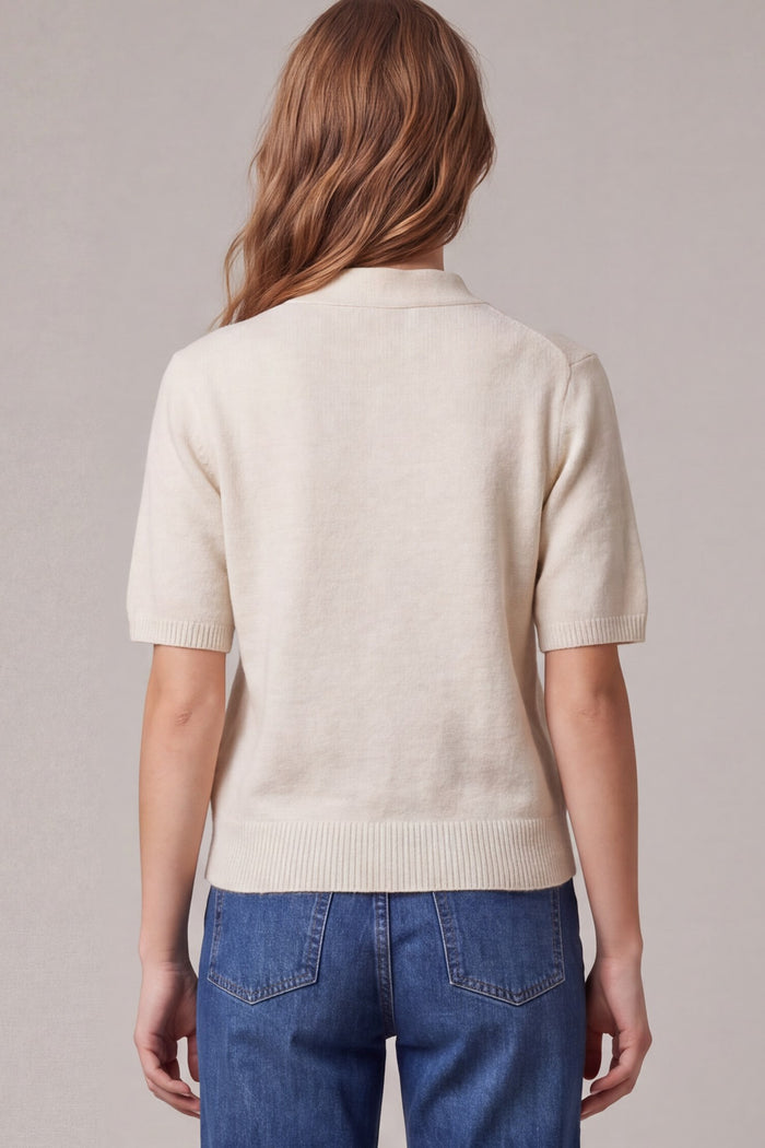 The Blair Bow Tie Sweater Top