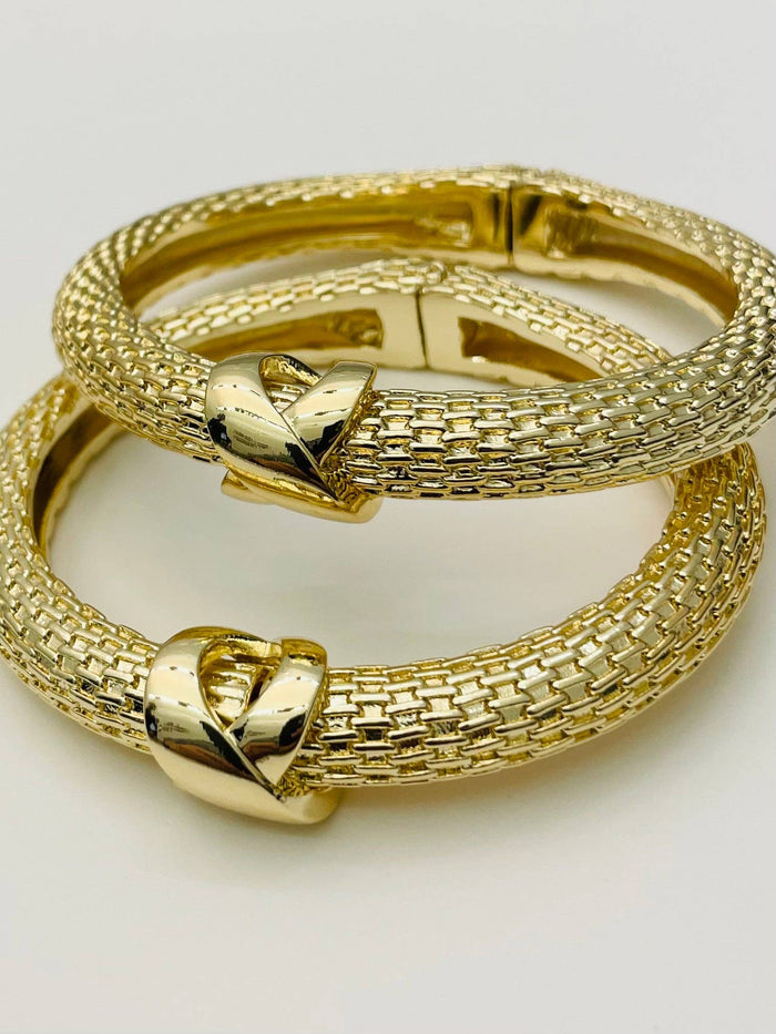 Woven Hinged Bracelet