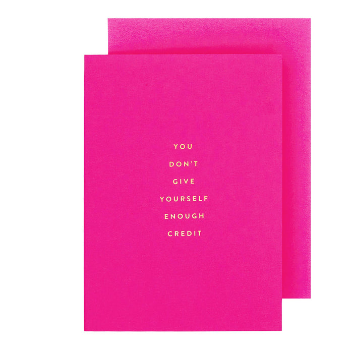 Enough Credit Petite Friendship Card