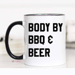 Body by BBQ and Beer Mug