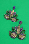 Mardi Gras Mask Earrings