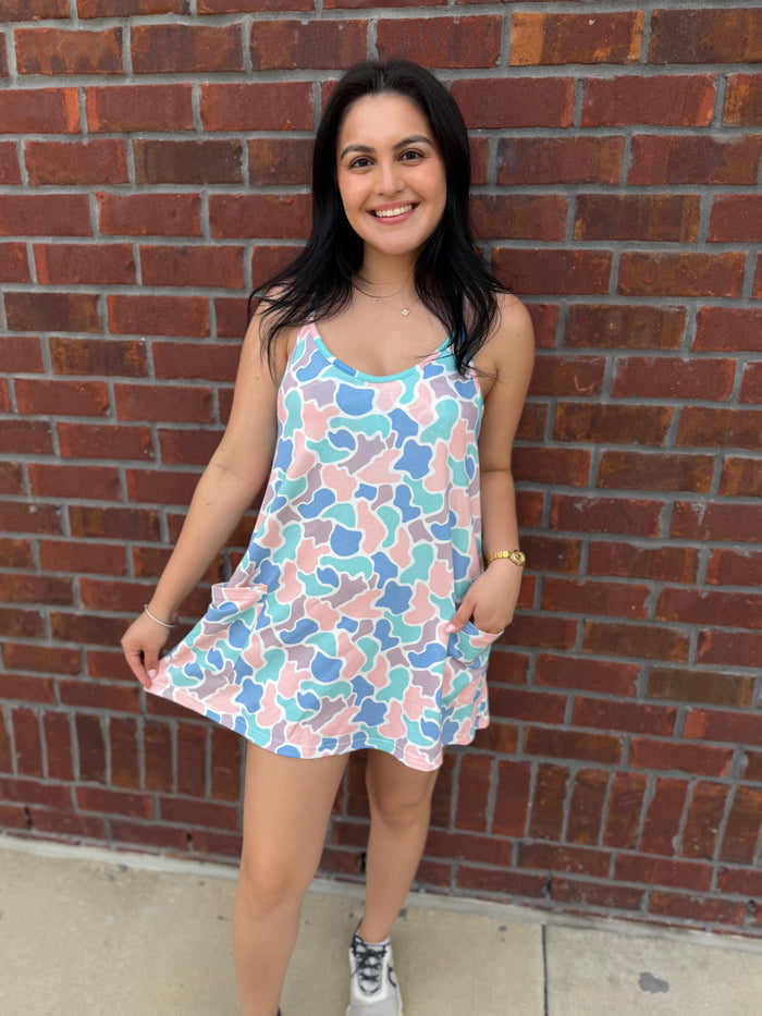 Cotton Candy Camo Dress