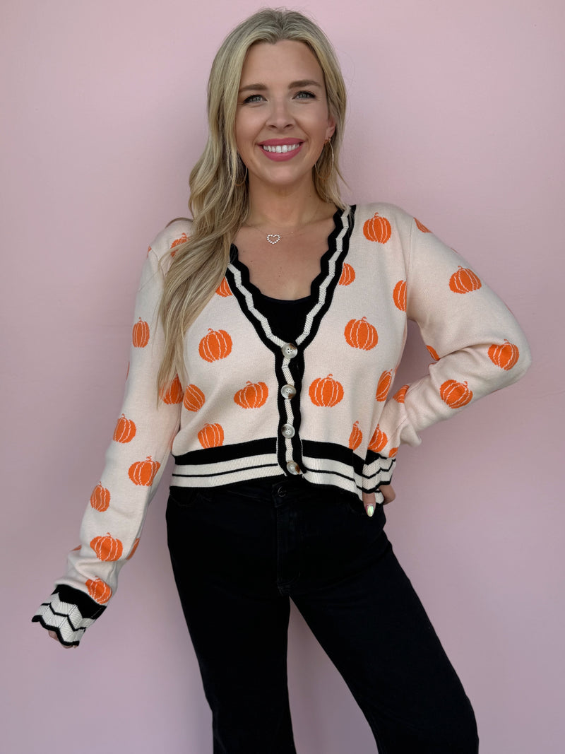 Pumpkin Patch Charm Cardigan