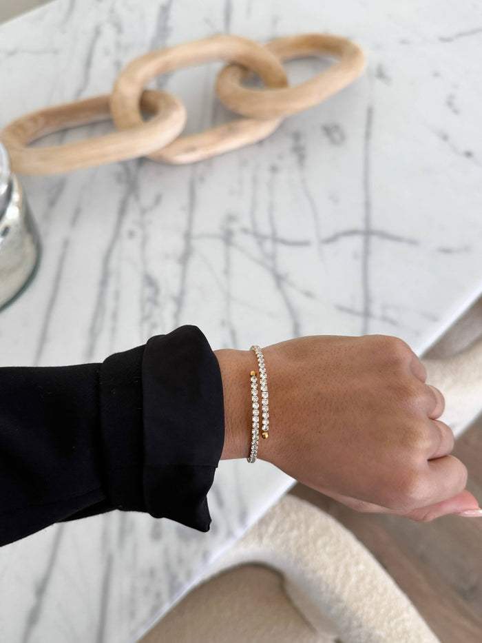 Double Tennis Bracelet