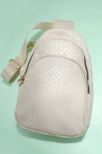 Braided Weave Crossbody Bag