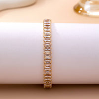 Baguette Crystal Tennis Bracelet