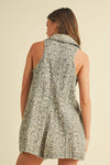 Wild Ember Denim Romper