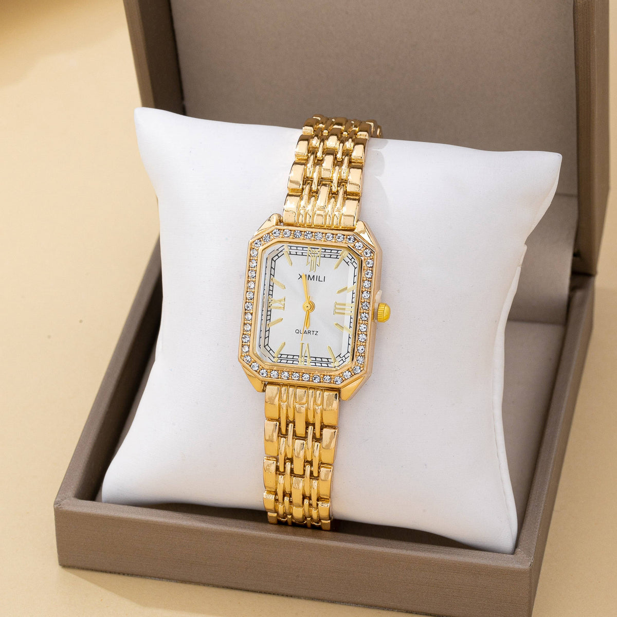 Encrusted Bezel Watch