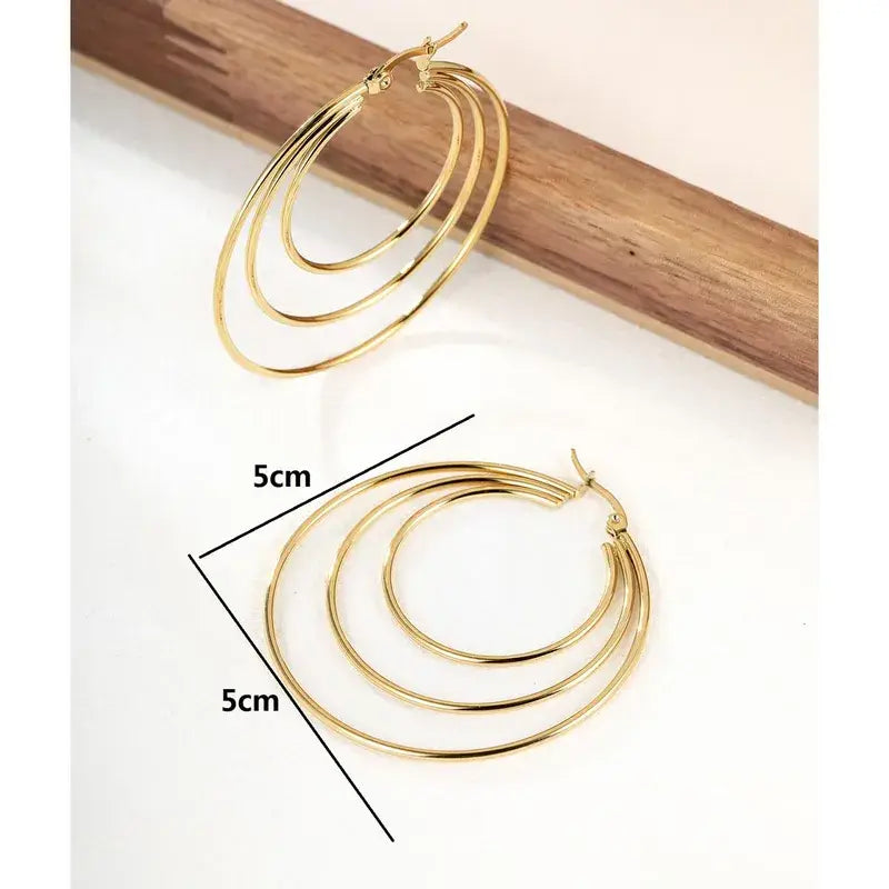 Trina Hoop Earrings