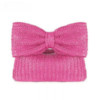 Summer Serenade Straw Beach Bow Clutch