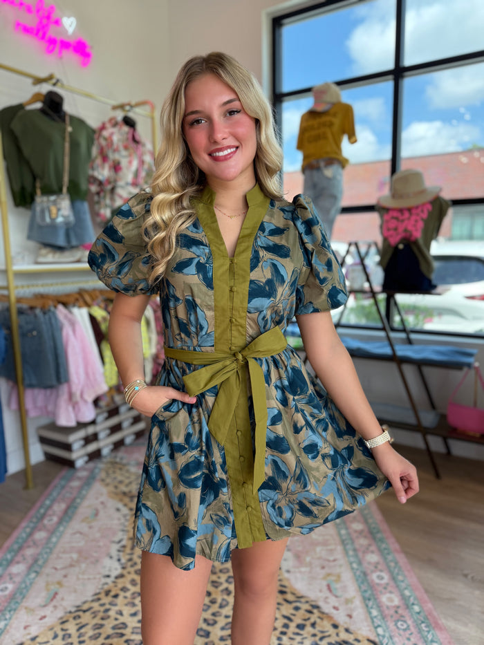 Painted in Paradise Mini Dress