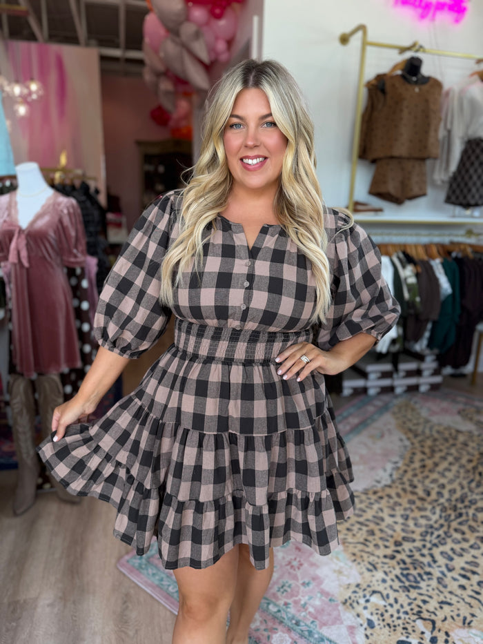The Hadley Checkered Dress