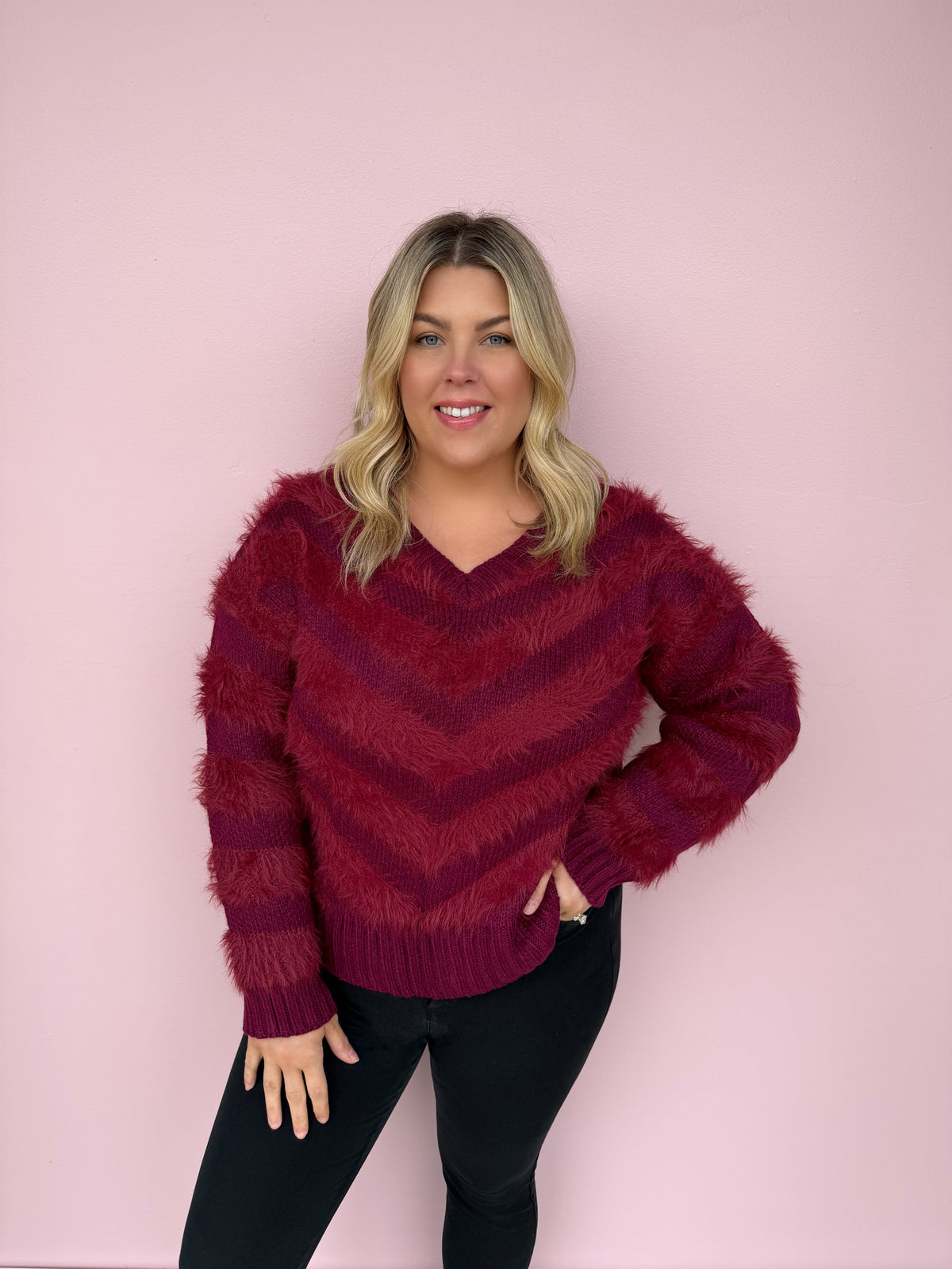 Frigid Feeling Fuzzy Sweater
