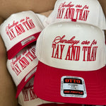 Sunday's Are For Tay & Trav Trucker Hat