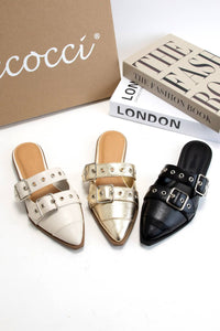The Boss Babe Buckle Mules