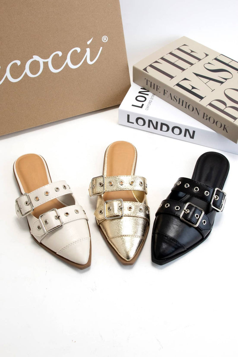 The Boss Babe Buckle Mules