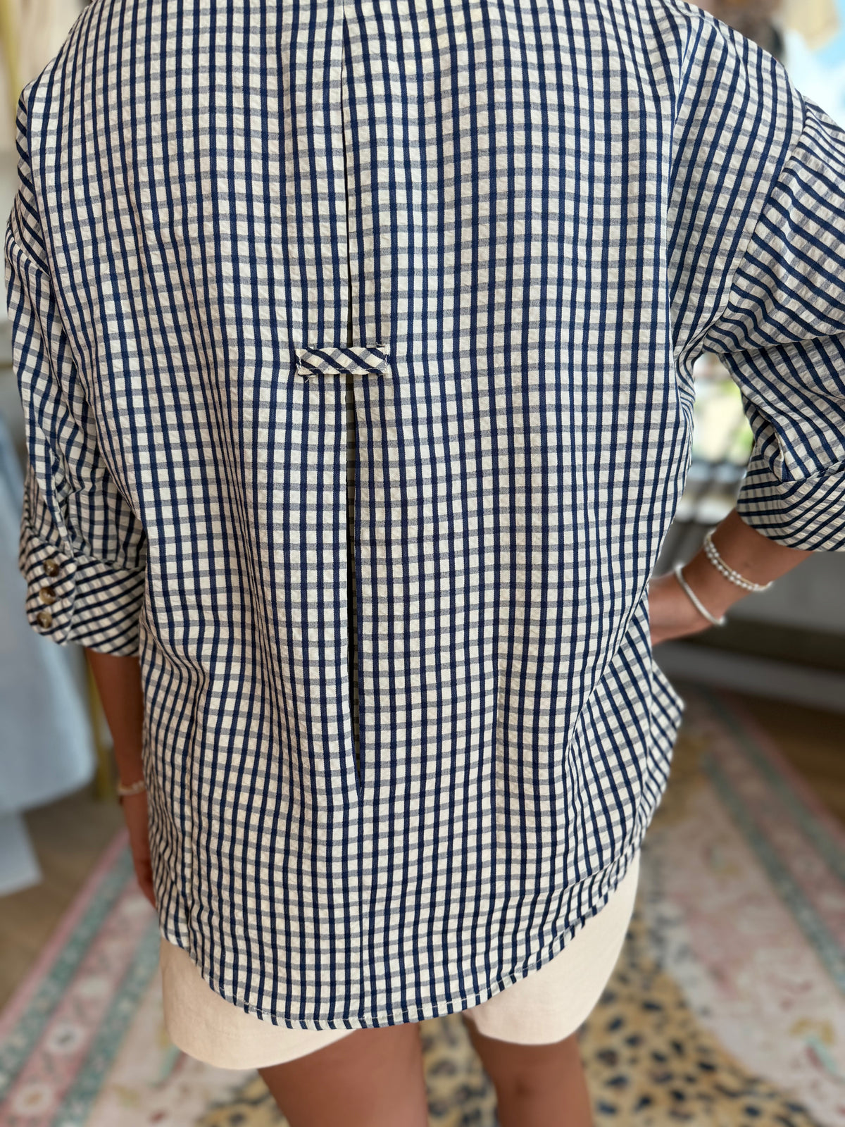 Harbor House Gingham Top