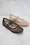 Mesh Mary Jane Flats