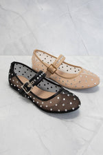 Mesh Mary Jane Flats