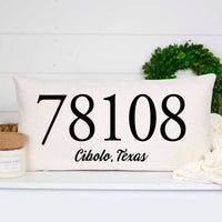 Tomball Zip Code Throw Pillow