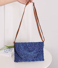Eloise Straw Crossbody Bag