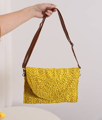Eloise Straw Crossbody Bag