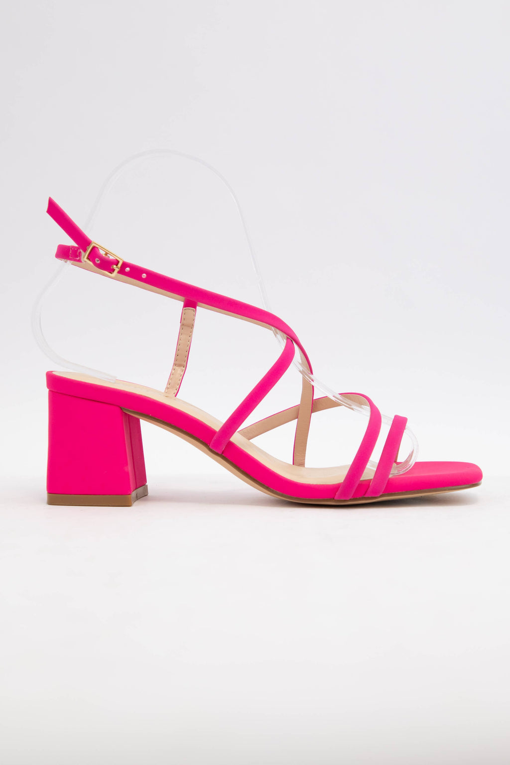 Eliza Strappy Block Heel