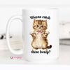 Catch These beans Funny Cat Coffee Mug, Cat Lover, Cat Store