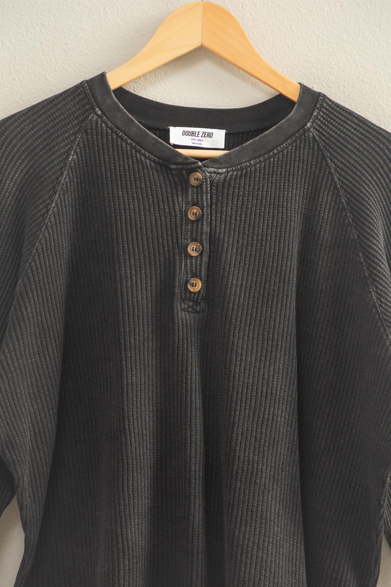 The Everyday Waffle Henley