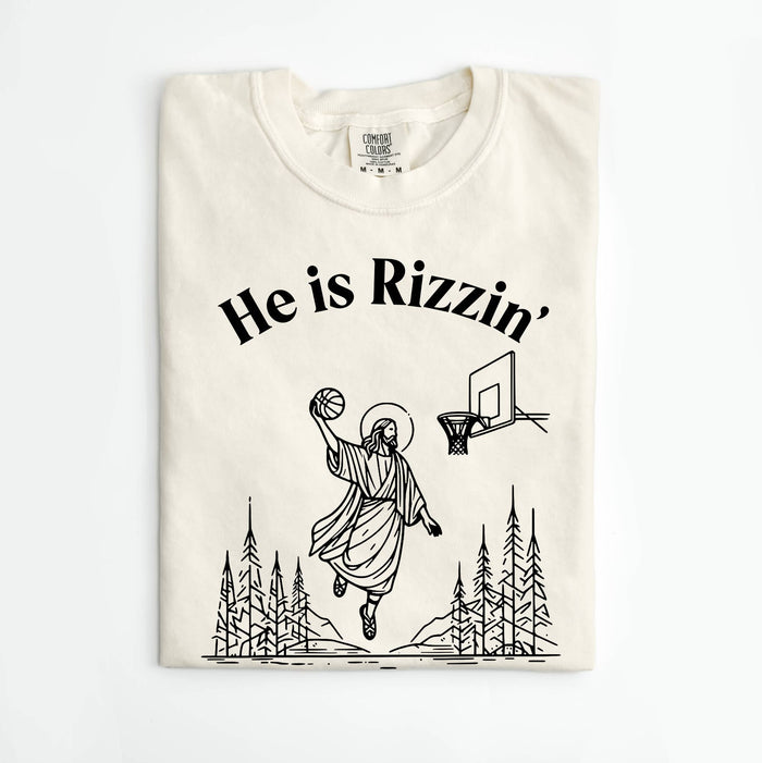 He is Rizzin' Easter Tee