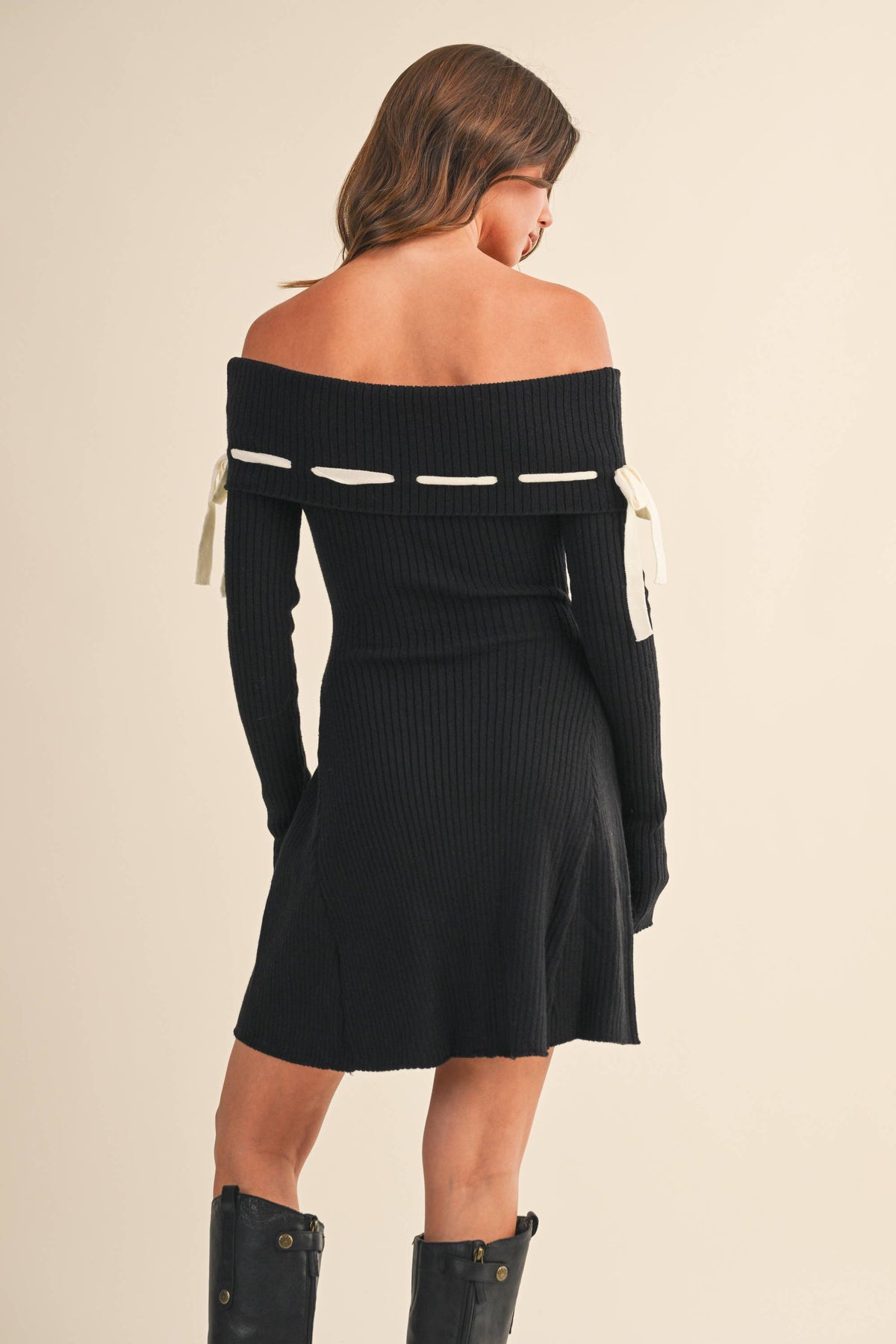 Ribbon & Romance Sweater Dress