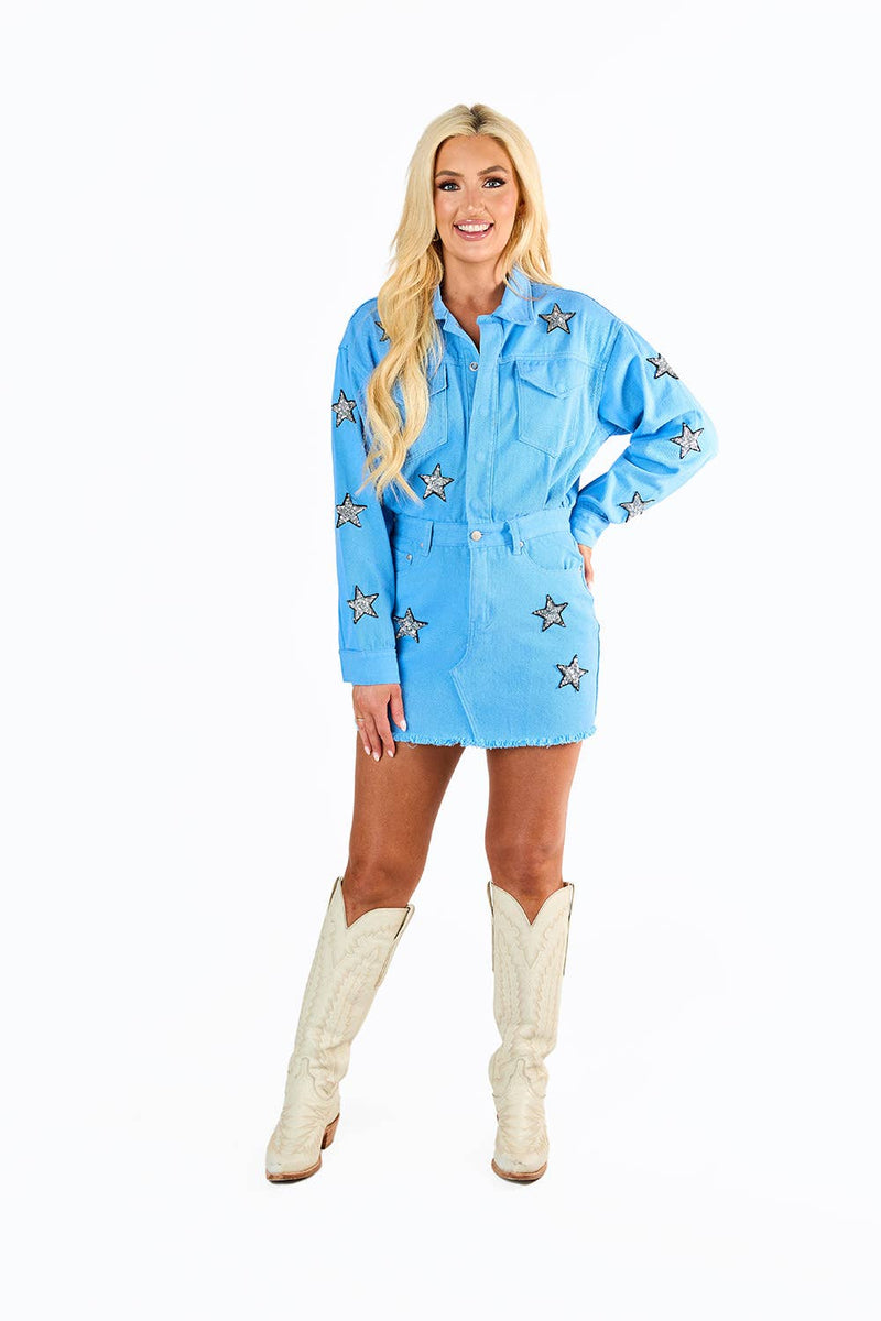 Raelynn Sky Star Denim Dress