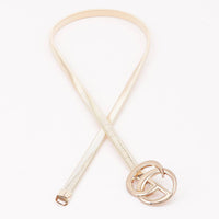 Interlocking GG Buckle Stretch Belt