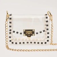 The Jackie Clear Bag in Black