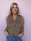Golden Hour Knit Vest Top