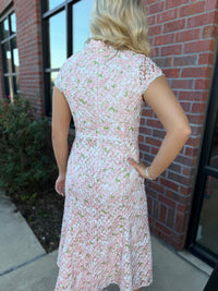 Blushing Meadow Midi Dress
