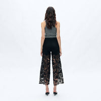 Daydream Black Denim Lace Pants