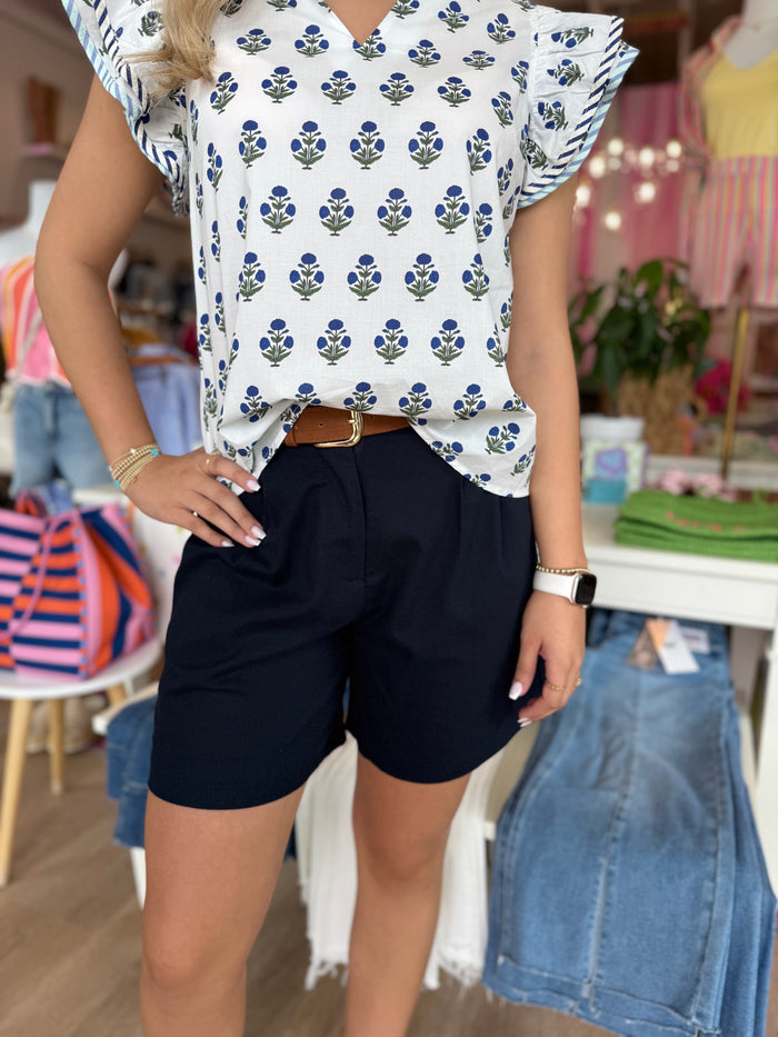 The Harbor Bloom Top