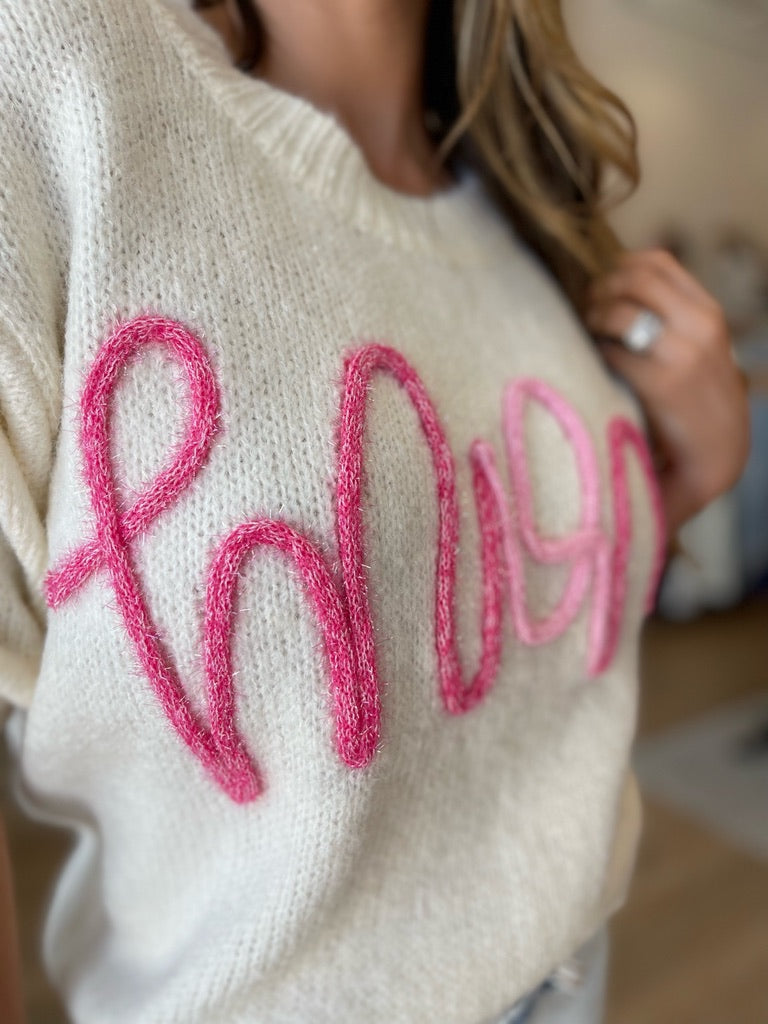 Metallic Mom Sweater Top
