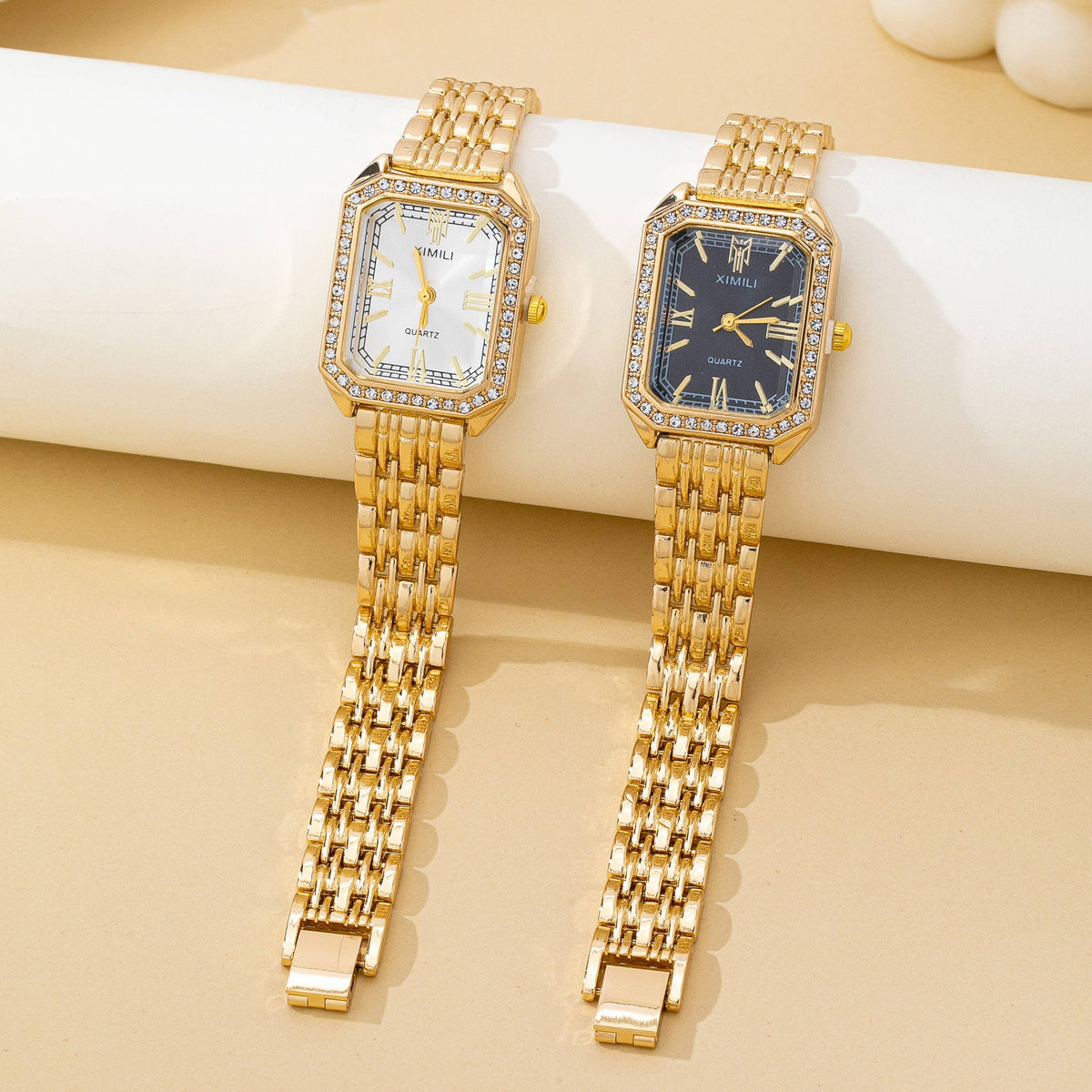 Encrusted Bezel Watch