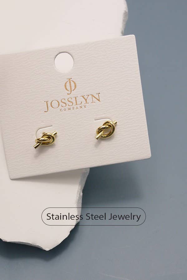 Knot Stud Earrings