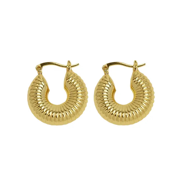 Textured Chunky Hoops