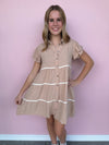 Portwood Tiered Button Dress