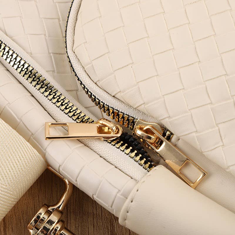 Braided Weave Crossbody Bag