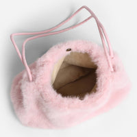 Fuzzy Faux Fur Mini Shoulder Bag
