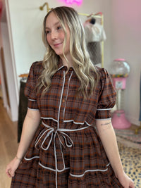 Charlotte Plaid Dress