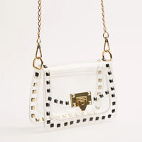 The Jackie Clear Bag in Black