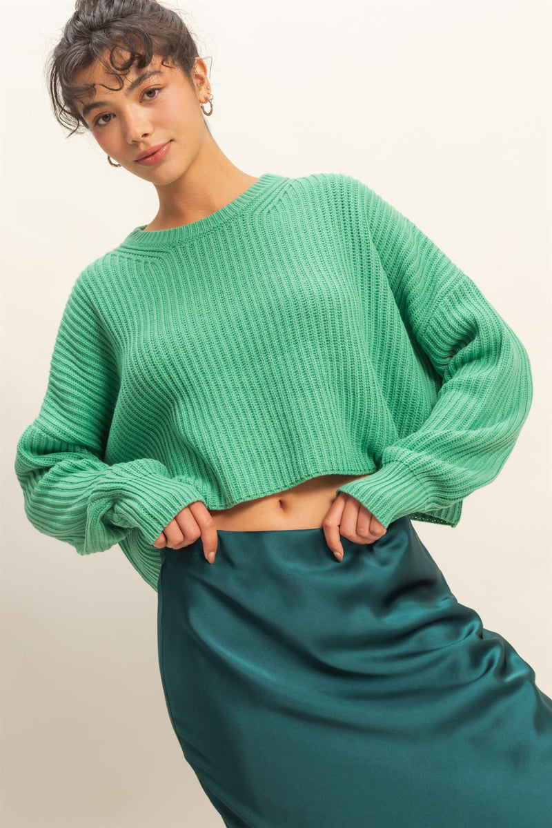 Sweet Escape Cropped Sweater