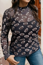 Game Day Glam Mesh Top