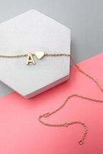 Heartfelt Initial Pendant Necklace